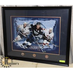 COLLECTORS STEVE SMITH PRINT WITH PINS 28 X 35