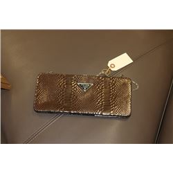 BRONZE PRADA REPLICA CLUTCH STYLE WALLET WITH