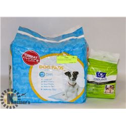 2 PACKAGES OF DOG PADS,