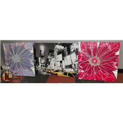 LOT OF 3 LARGE PICTURES