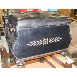 VINTAGE FOOR STOOL/STORAGE