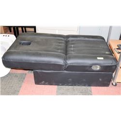 BLACK RECLINING MASSAGE TABLE