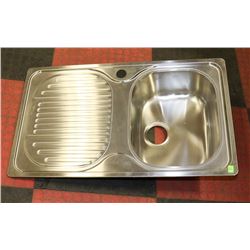 STAINLESS STEEL DROP IN KITCHEN SINK