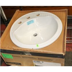 STERLING CERAMIC BATHROOM SINK ON CHOICE