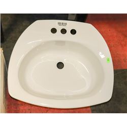 METAL DROP  IN BATHROOM SINK ON CHOICE