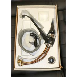 NEW KITCHEN FAUCET ON CHOICE: BLK/ST STEEL