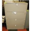 Image 1 : NEW GLOBAL BEIGE 4 DRAWER FILING CABINET