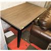 Image 1 : 2 TONE GREY WOOD GRAIN STYLE KITCHEN TABLE