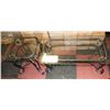 Image 1 : GLASS TOP METAL BASE END TABLE & COFFEE TABLE.