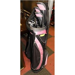 LADIES RIGHT HAND ALIEN GOLF CLUBS WITH HYBRIDS