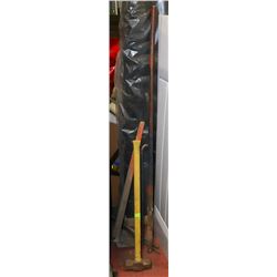 LOT OF HAND TOOLS INCLUDING  SLEDGHAMMER, AND MORE