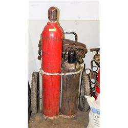 LARGE ACETYLENE WELDING WHEELED CART KIT