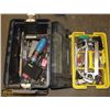 Image 2 : PORTABLE TOOL BOX ON WHEELS W/ CONTENTS