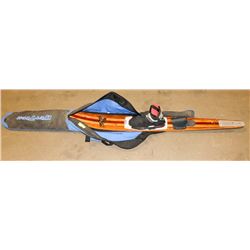 EL TIGRE WOOD WATERSKI  WITH BOOT ADJUSTABLE