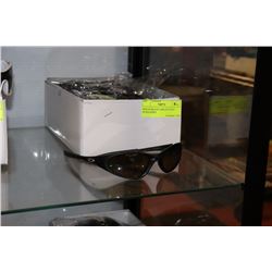 BOX OF BLACK OAKLEY STYLE SUNGLASSES