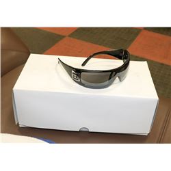 BOX OF  BLACK CHANEL STYLE DESIGNER SUNGLASSES