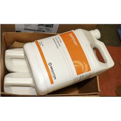 CASE WITH 4 ONE GALLON BOTTLES OPTIMUM FLOOR