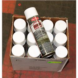 CASE WITH 12 CANS OF GRILL AND OVEN CLEANER