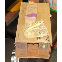 CASE WTH 18 PKS OF SCOTT BRAND SKIN CLEANSER