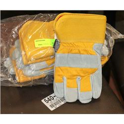 PK OF 6 FORCEFIELD WORK GLOVES SIZE UNKNOWN