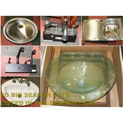 FEATURED SINKS AND FAUCETS