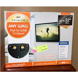 UP TO 32" TV WALL MOUNT