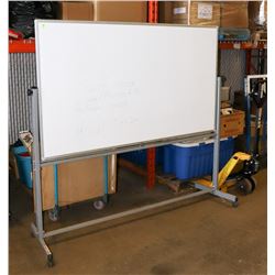 ROLLING WHITE BOARD - AS IS