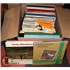 Image 1 : BOX OF 80+ ASSORTED RECORDS.