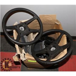BOX OF NEW OLD STOCK BOAT STEERING WHEELS