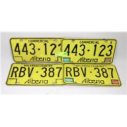 LOT OF ASSORTED LICENSE PLATES