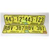 Image 1 : LOT OF ASSORTED LICENSE PLATES