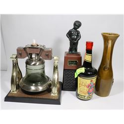 LOT OF ASSORTED LIQUOR DECANTERS