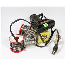 WELLER SOLDERING GUN WITH SOLDER