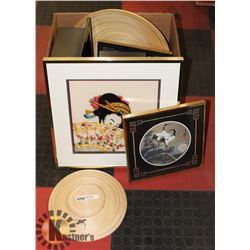 LOT OF ASIAN INSPIRED DÉCOR INCL