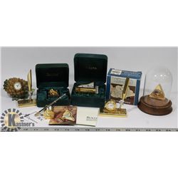 LOT OF ASSORTED MINIATURE CLOCKS INCL