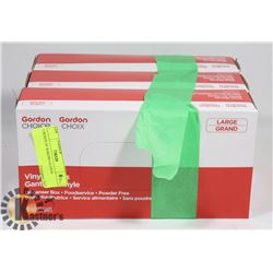 3 BOXES OF BAKERS GLOVES