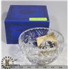Image 1 : VINTAGE BOHEMIA CRYSTAL BOWL IN ORIGINAL BOX -