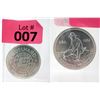 Image 1 : 1 Oz Engelhard .999 Fine Silver 2-Sided 1984 Round