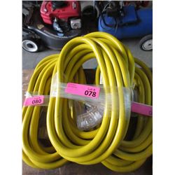 New 25 Ft. Heavy Duty Triple Outlet Extension Cord