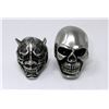 Image 1 : 2 Brand New Men's Skull Biker Rings