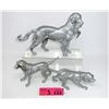 Image 1 : Three 1950's Cast Iron Hunting Dog Figurines