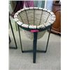 Image 1 : Sisal Rope Basket on Metal Stand