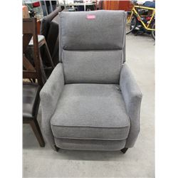 Grey Fabric Upholstered Manual Recliner