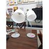 Image 1 : Pair of Adjustable Height Table Lamps