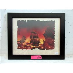 "Pirates of the Caribbean "  Disney Lithograph