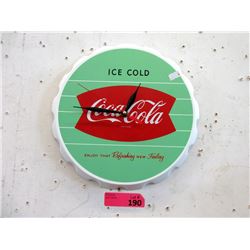 New 12" Coca-Cola Bottle Cap Clock