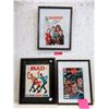 Image 1 : 3 Pressure Framed Collectable Comics