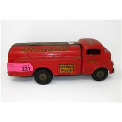 1950s Rare Wind-Up Toyland Oil Company Truck