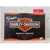 Image 1 : New Harley Davidson Enameled Steel Sign