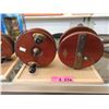Image 1 : 2 Vintage Peetz  6"  Wood Fishing Reels